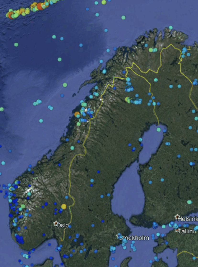 Jordskjelv i Norge